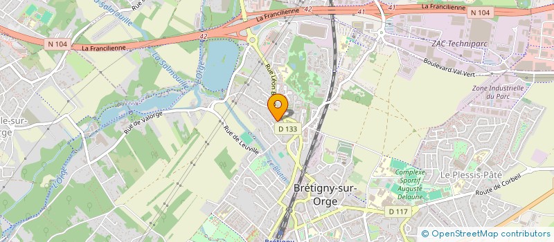 localisation de l'entreprise MONSIEUR SACHIN SHAM  BRETIGNY-SUR-ORGE