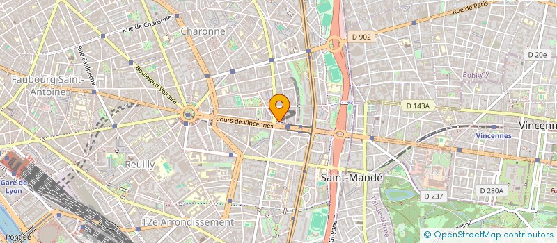 localisation de l'entreprise MONSIEUR SACI ANGELO OUAHRIROU  PARIS