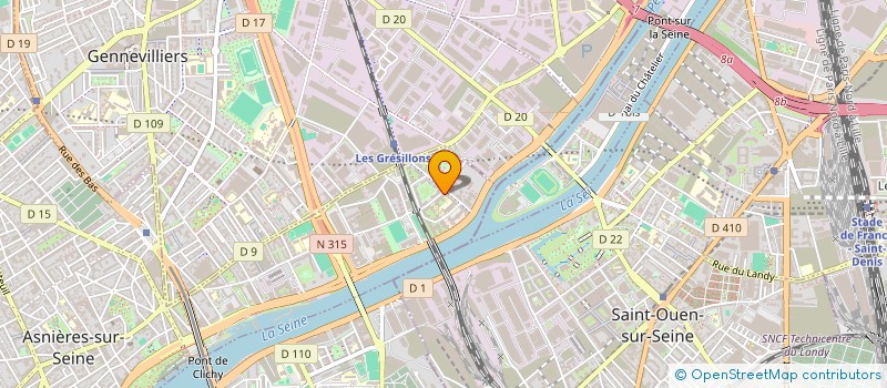 localisation de l'entreprise MONSIEUR SACI BENCHIA à ASNIERES-SUR-SEINE