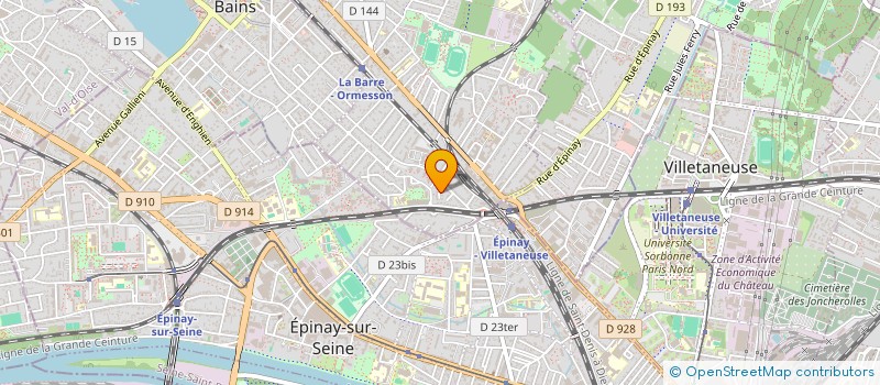 localisation de l'entreprise MONSIEUR SACI BRAHIMI  DEUIL-LA-BARRE