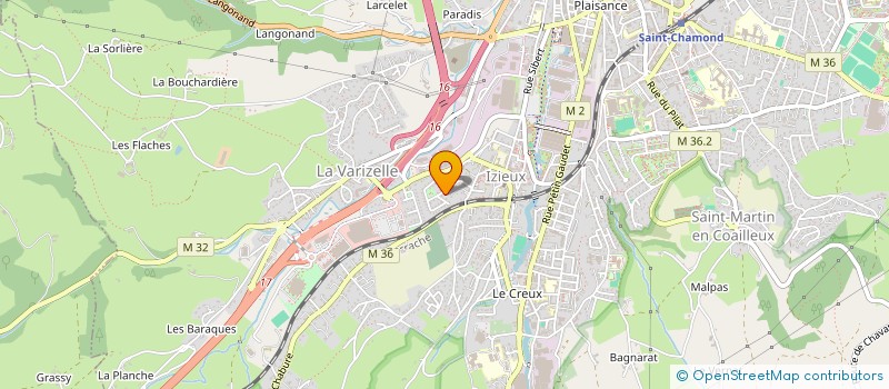 localisation de l'entreprise MONSIEUR SACI GALOUL à SAINT-CHAMOND