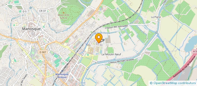 localisation de l'entreprise MONSIEUR SACI KESSAL  MANOSQUE