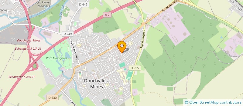 localisation de l'entreprise MONSIEUR SACI KHABET à DOUCHY-LES-MINES