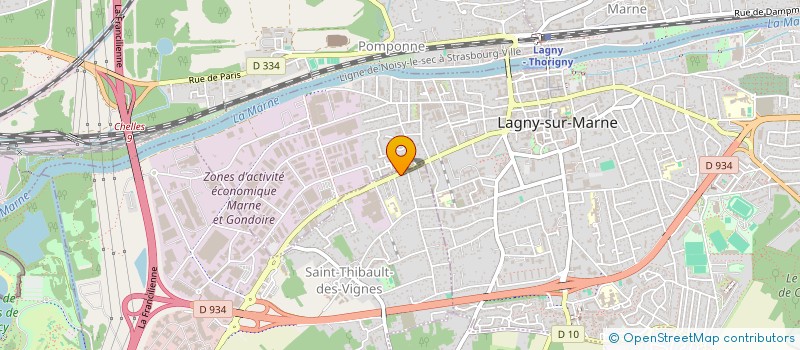 localisation de l'entreprise MONSIEUR SACKO MADI  LAGNY-SUR-MARNE