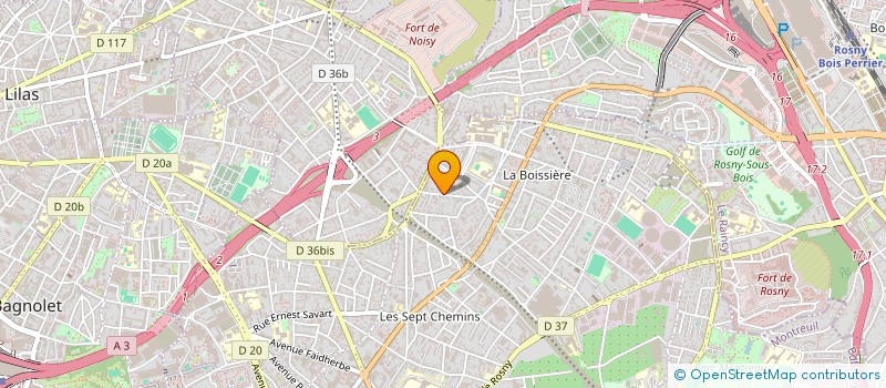localisation de l'entreprise MONSIEUR SACOKI DIAGNE à MONTREUIL
