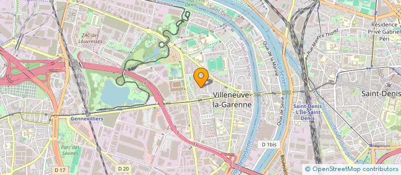 localisation de l'entreprise MONSIEUR SADA DIAW à VILLENEUVE-LA-GARENNE