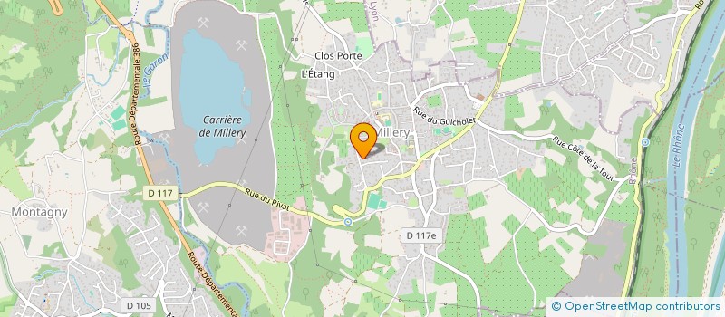 localisation de l'entreprise MONSIEUR SADA DJERORO  MILLERY