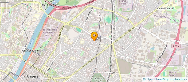 localisation de l'entreprise MONSIEUR SADABO DIAOUNE à ANGERS