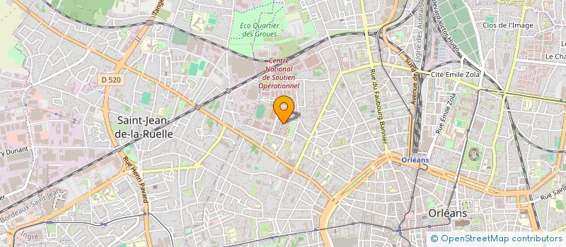 localisation de l'entreprise MONSIEUR SADADINE ISSA ALI à ORLEANS