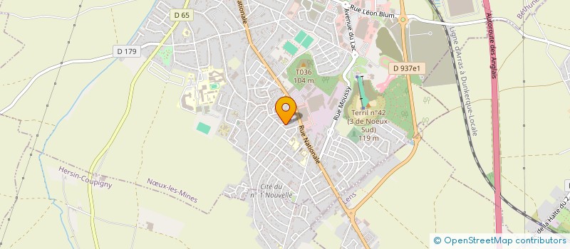 localisation de l'entreprise MONSIEUR SADAK BELLOUNI  NUX-LES-MINES