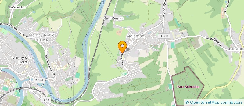 localisation de l'entreprise MONSIEUR SADAK DJENANE  MONTCY-NOTRE-DAME