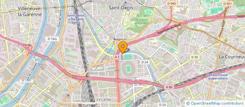 localisation de l'entreprise MONSIEUR SADAM HAMED  SAINT-DENIS