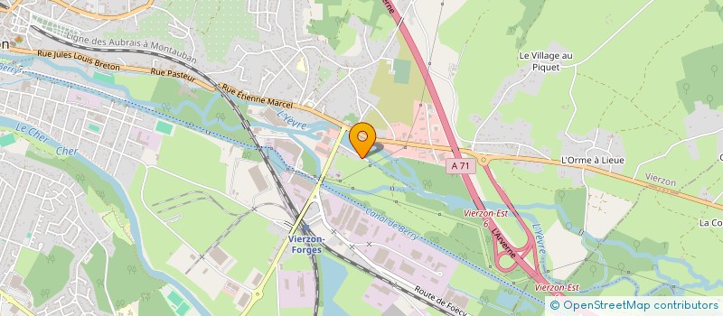 localisation de l'entreprise MONSIEUR SADAM HRIBA  VIERZON