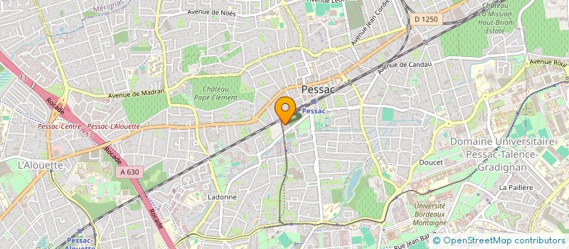 localisation de l'entreprise MONSIEUR SADAME MOHAMED MOUSSA  PESSAC