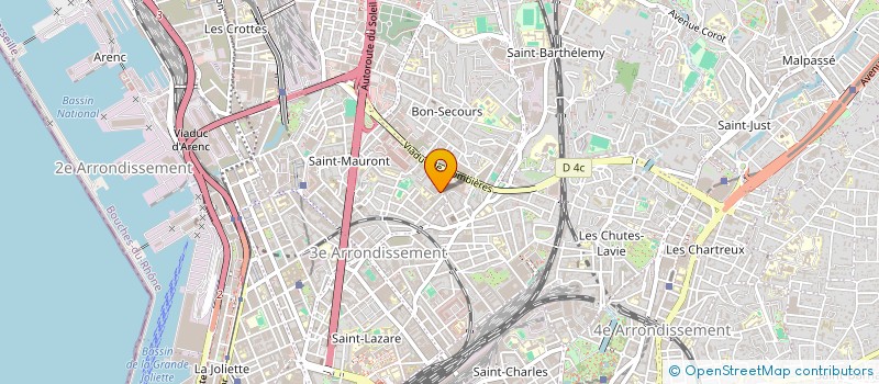 localisation de l'entreprise MONSIEUR SADAMOU MOHAMED à MARSEILLE