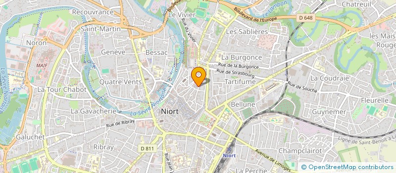 localisation de l'entreprise MONSIEUR SADAQAT PACHA à NIORT