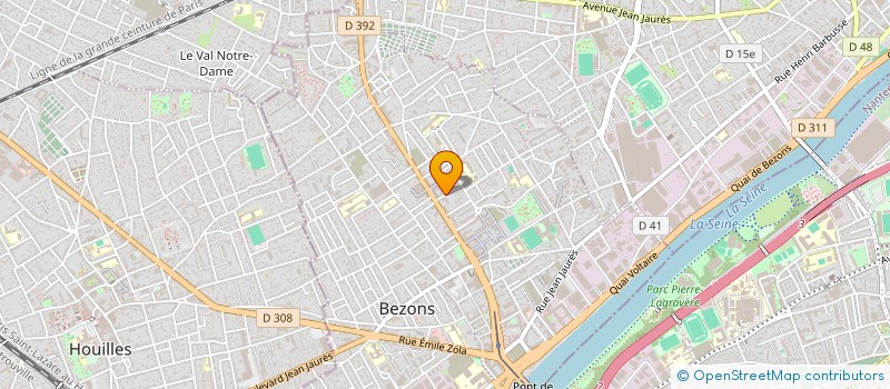 localisation de l'entreprise MONSIEUR SADAT GNONGBO  BEZONS