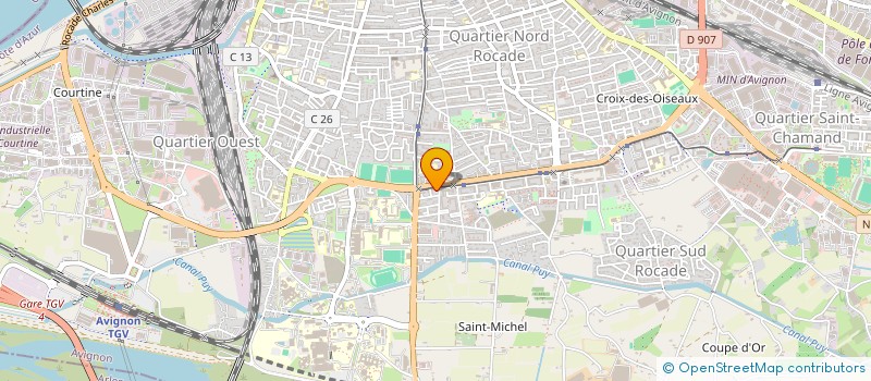 localisation de l'entreprise MONSIEUR SADAT KHAN  AVIGNON