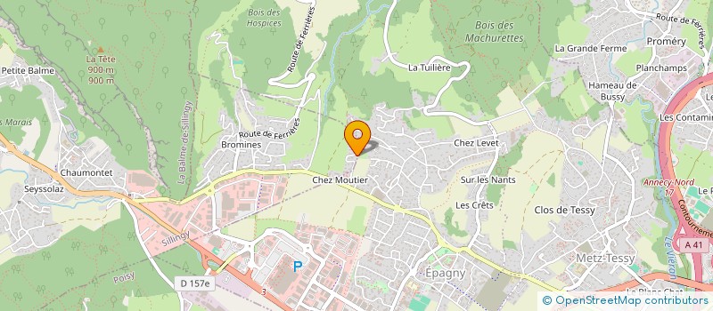 localisation de l'entreprise MONSIEUR SADAT LUZHA  EPAGNY METZ-TESSY