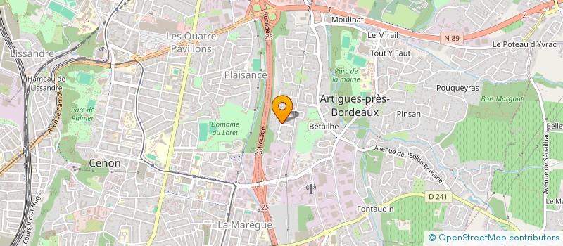 localisation de l'entreprise MONSIEUR SADDAM BENDJELID  ARTIGUES-PRES-BORDEAUX