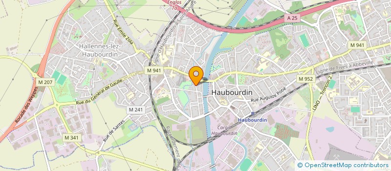 localisation de l'entreprise MONSIEUR SADDAM DAGHARI  HAUBOURDIN