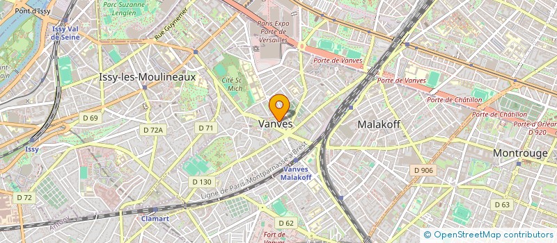 localisation de l'entreprise MONSIEUR SADDAM HOSSAIN  VANVES