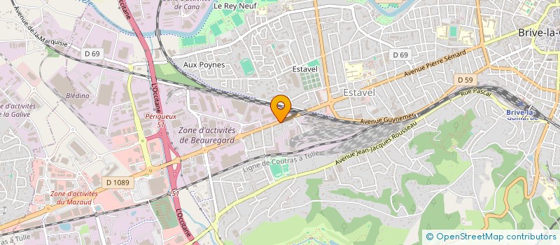 localisation de l'entreprise MONSIEUR SADDAM HOUSSEYN AMARA  BRIVE-LA-GAILLARDE