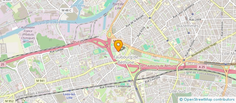 localisation de l'entreprise MONSIEUR SADDEK BEN MOHAMED  LILLE