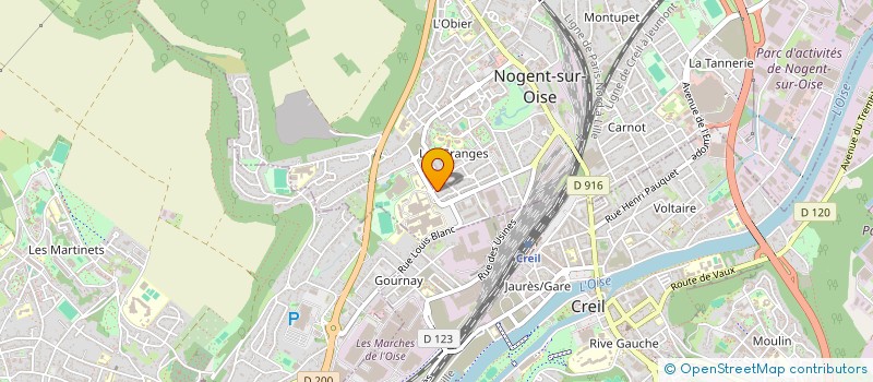 localisation de l'entreprise MONSIEUR SADDEK BOURICH  NOGENT-SUR-OISE