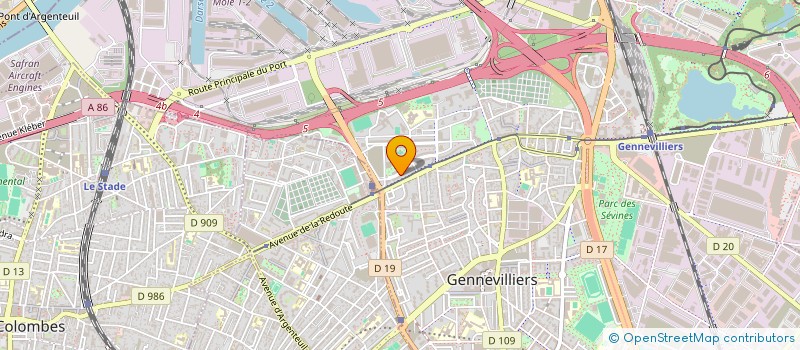 localisation de l'entreprise MONSIEUR SADDIK WARDY à GENNEVILLIERS