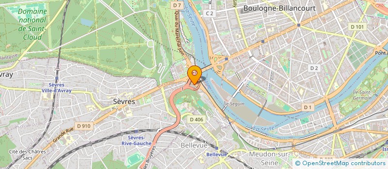 localisation de l'entreprise MONSIEUR SADDOK DJEFFAL à SEVRES