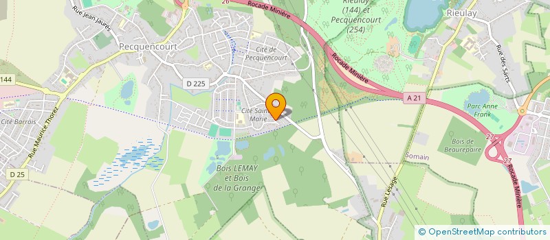 localisation de l'entreprise MONSIEUR SADE ADED HUSSEIN  PECQUENCOURT