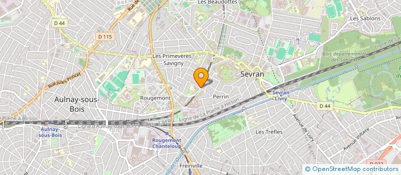 localisation de l'entreprise MONSIEUR SADEED HUSSAIN à SEVRAN