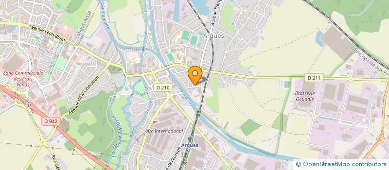 localisation de l'entreprise MONSIEUR SADEK ABADOU  ARQUES