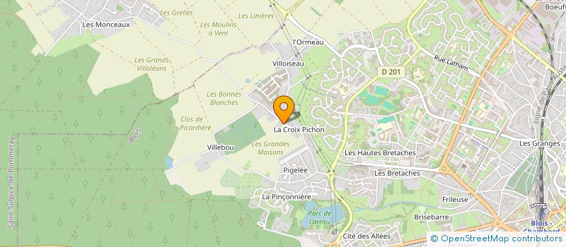 localisation de l'entreprise MONSIEUR SADEK BOUCHKAR  BLOIS