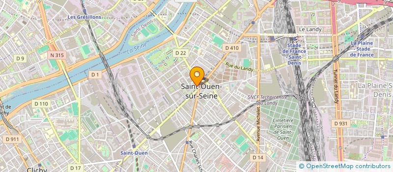 localisation de l'entreprise MONSIEUR SADEK DAOUD à SAINT-OUEN-SUR-SEINE