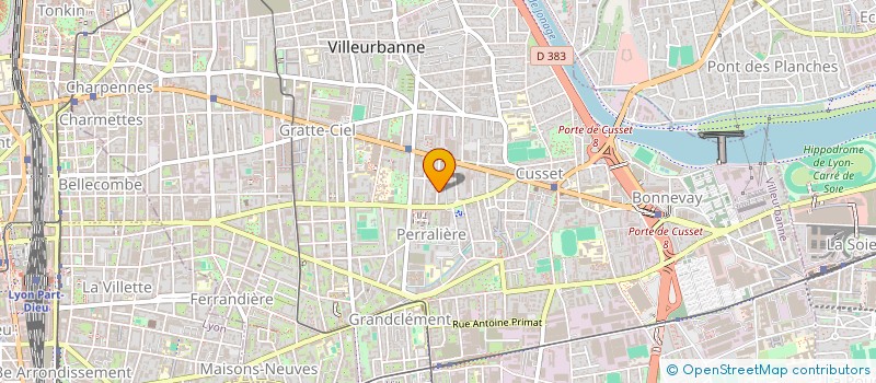 localisation de l'entreprise MONSIEUR SADEK HAMADI  VILLEURBANNE