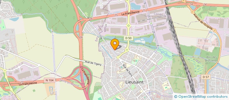 localisation de l'entreprise MONSIEUR SADEK KORICHE  LIEUSAINT