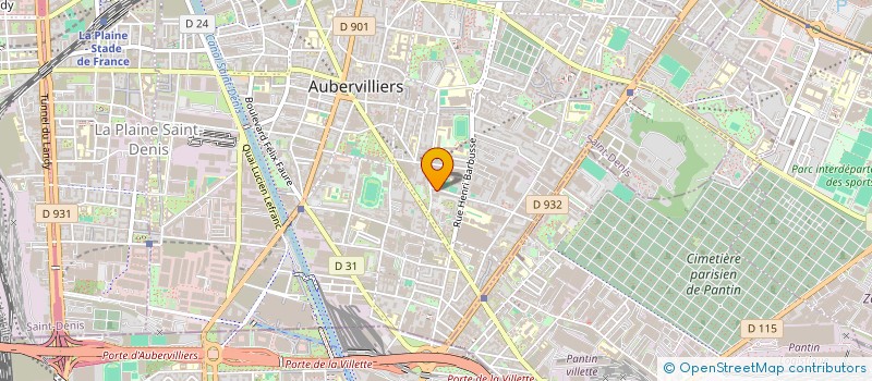 localisation de l'entreprise MONSIEUR SADEK LAMRI à AUBERVILLIERS