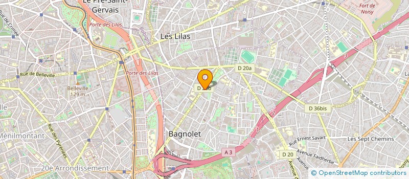 localisation de l'entreprise MONSIEUR SADEK LARDJANE à BAGNOLET