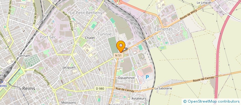 localisation de l'entreprise MONSIEUR SADEK SEDAKI à REIMS