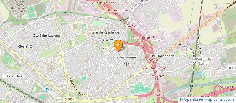 localisation de l'entreprise MONSIEUR SADEK ZEDEK  LENS