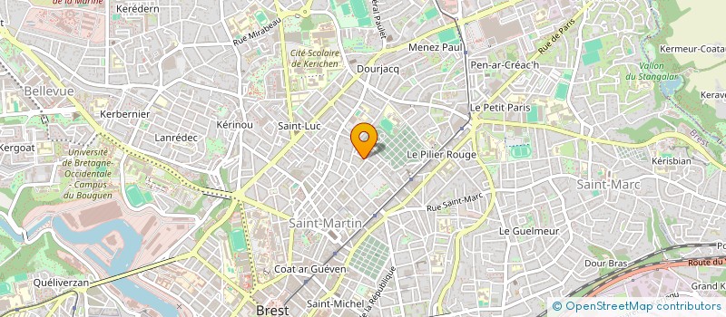 localisation de l'entreprise MONSIEUR SADEQRAHMAN MOHMAND à BREST