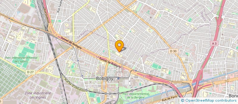 localisation de l'entreprise MONSIEUR SADI BOUMERTIT  BOBIGNY