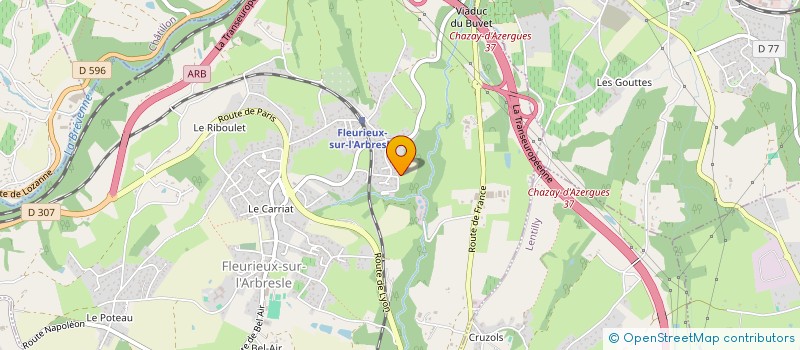localisation de l'entreprise MONSIEUR SADI BOUTAR à FLEURIEUX-SUR-L'ARBRESLE