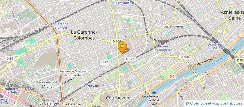 localisation de l'entreprise MONSIEUR SADIA OUAMER à COURBEVOIE