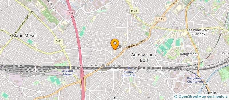 localisation de l'entreprise MONSIEUR SADIBOU SANE à AULNAY-SOUS-BOIS