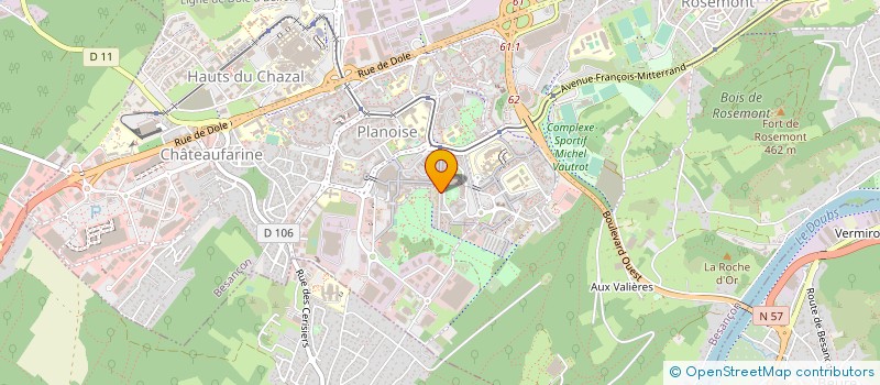 localisation de l'entreprise MONSIEUR SADIK SACIRI  BESANCON