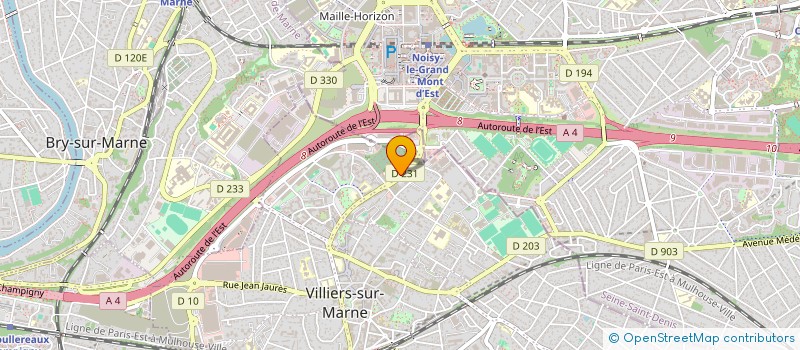 localisation de l'entreprise MONSIEUR SADIO BIBA  VILLIERS-SUR-MARNE