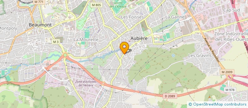 localisation de l'entreprise MONSIEUR SADIO CISSAO  AUBIERE